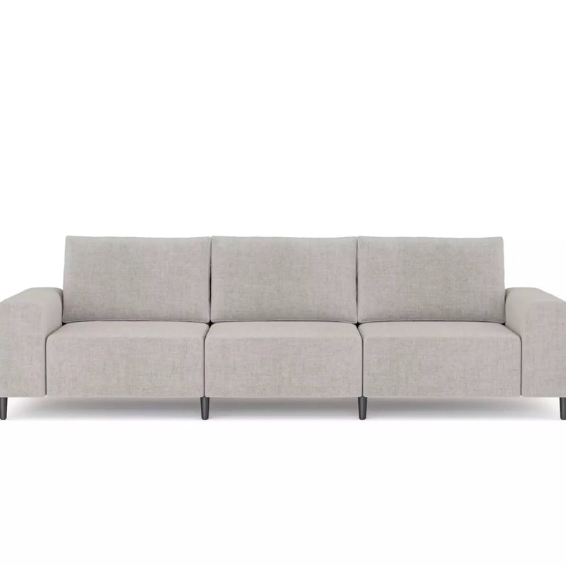 Morgan Soffa Beige linne, 3 sits
