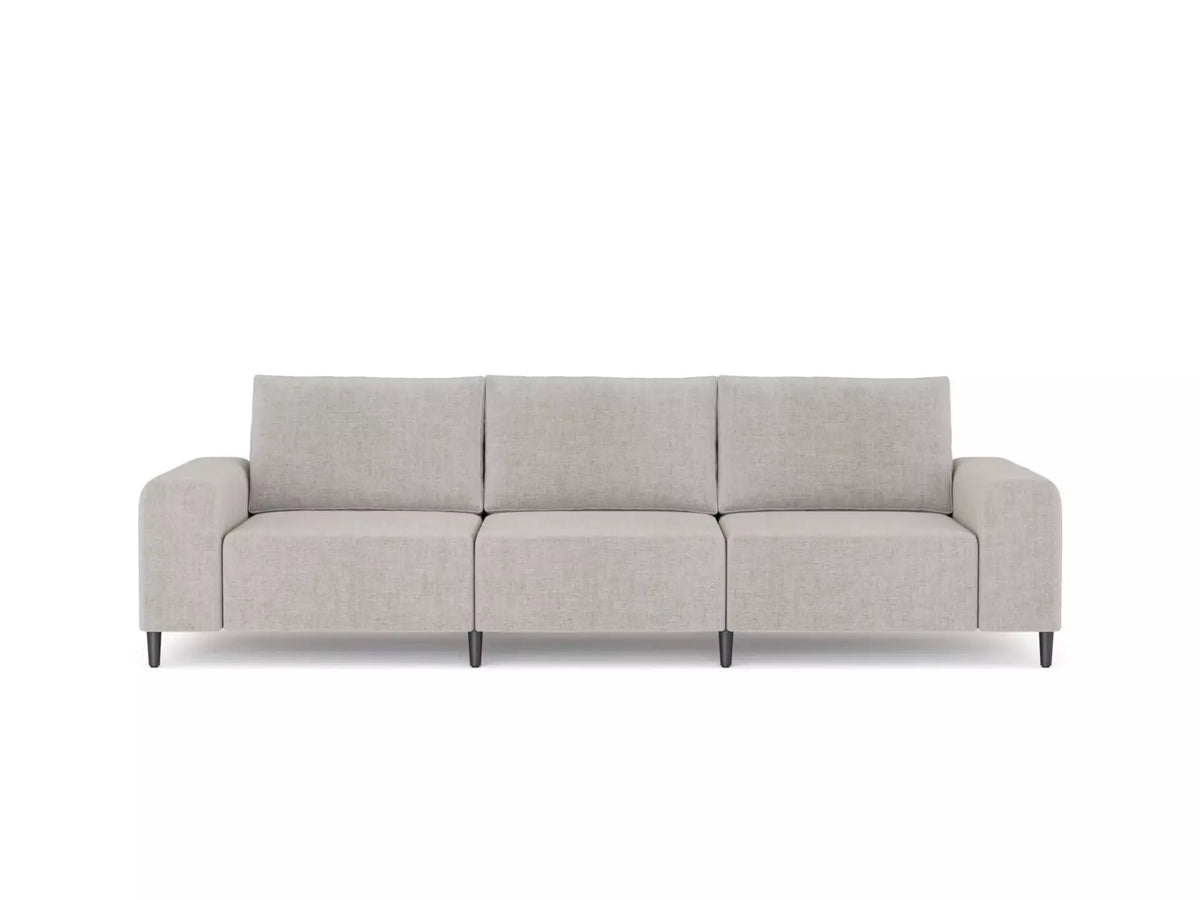 Morgan Soffa Beige linne, 3 sits