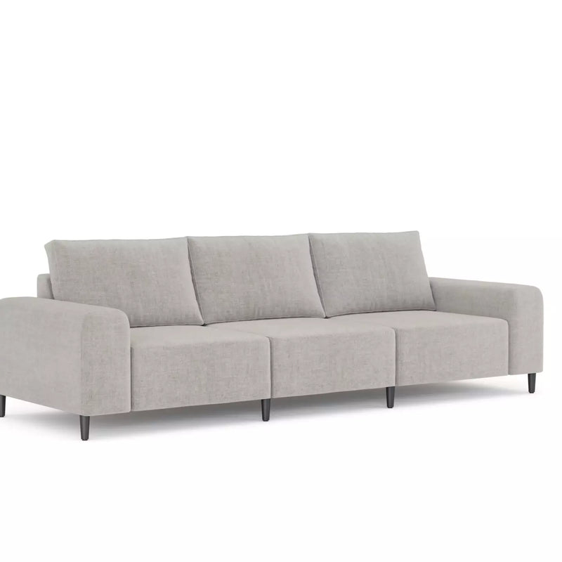 Morgan Soffa Beige linne, 3 sits