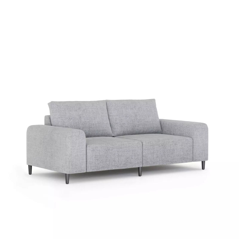 Morgan Soffa Ljusgrå linne, 2 sits
