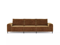 Morgan Soffa Brun sammet, 3 sits