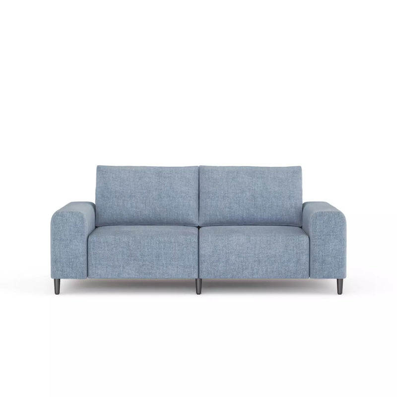 Morgan Soffa Blått linne, 2 sits