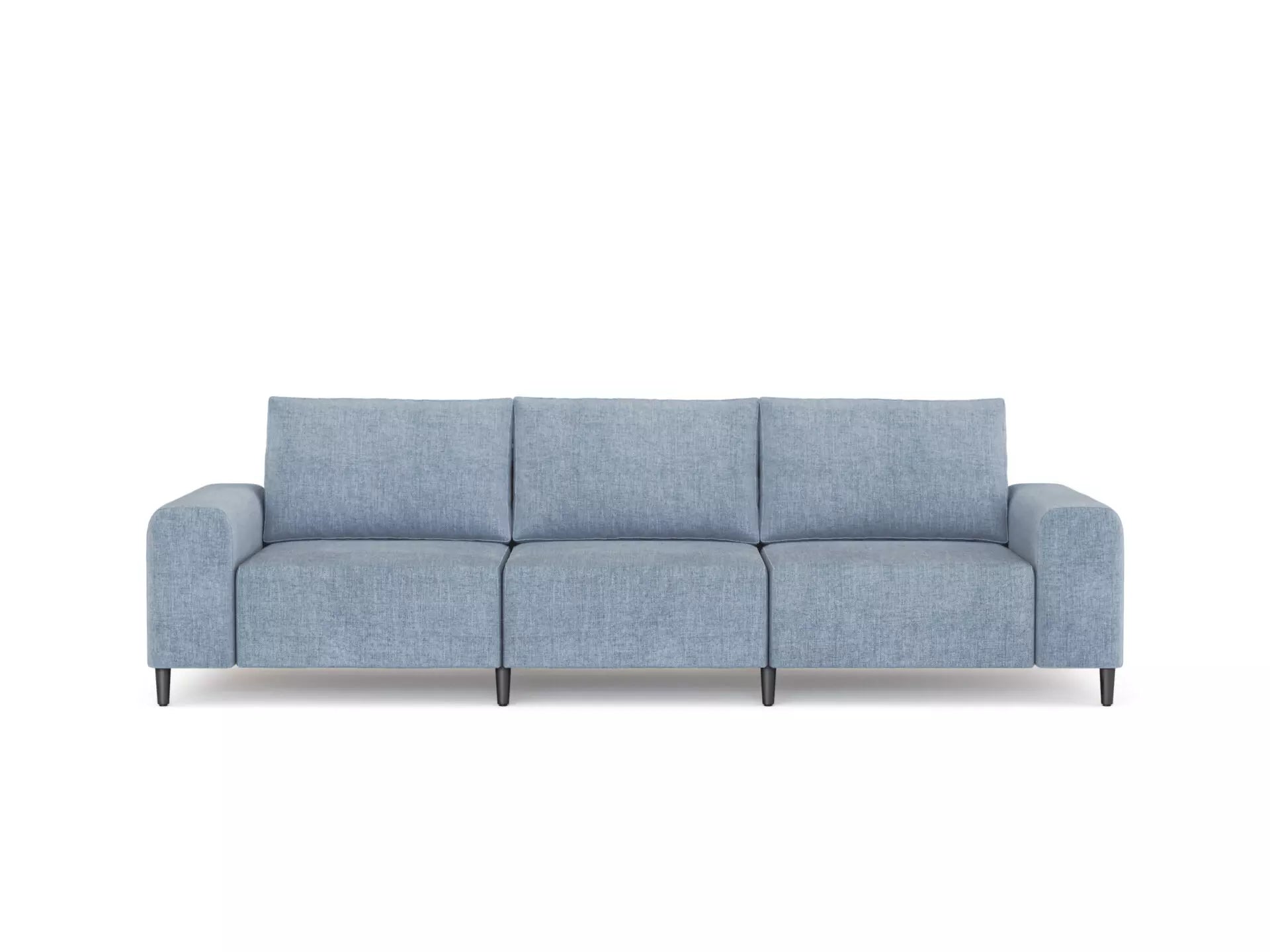 Morgan Soffa Blått linne, 3 sits