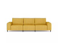 Morgan Soffa Gul linne, 3 sits