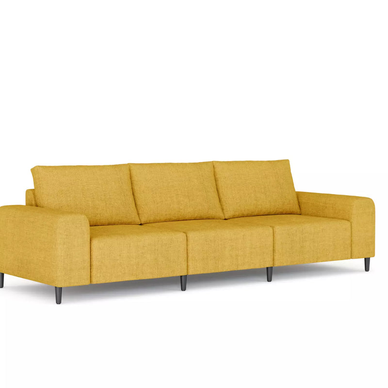 Morgan Soffa Gul linne, 3 sits
