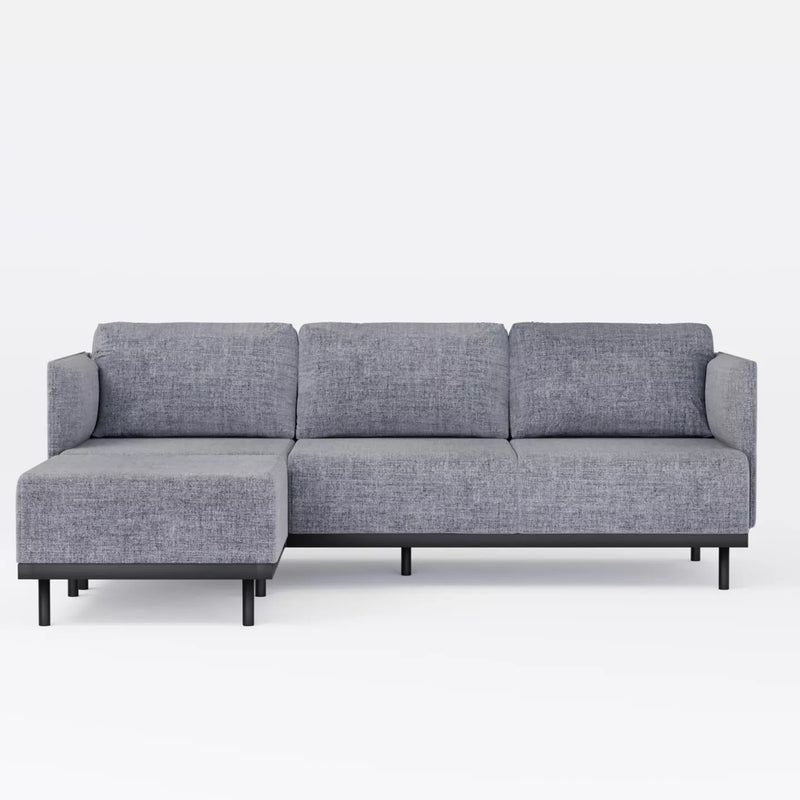 Matte Soffa Grå linne, Hörnsoffa